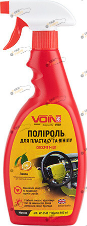 Полироль для пластика Voin матова Лимон 0.5 л (VP-0533)