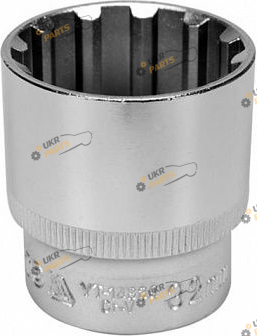 Головка Spline Yato квадрат 1/2