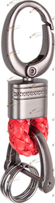 Брелок для авто Vitol металлический с карабином MINI красный (51025)