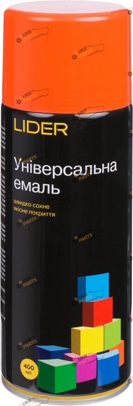 Аэрозольная краска LIDER 2004 оранжевый 400 мл (2004-400 оранжевая)
