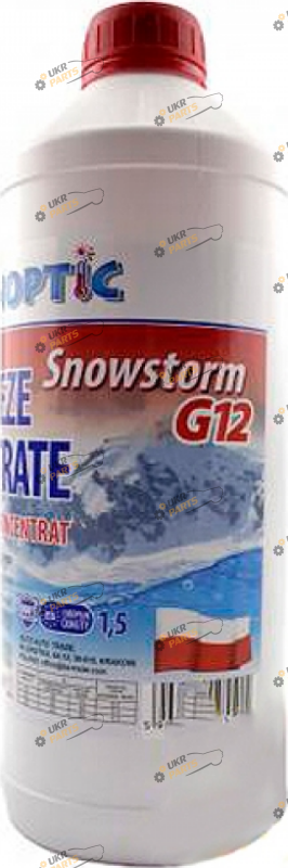 Концентрат антифриза Synoptic Snowstorm G12 красный 1.5 л (28447)