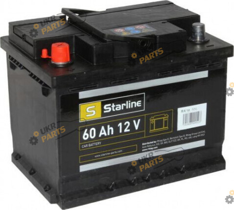 Автомобильный аккумулятор Starline Energy 510 En, L+ 60 Ач (S BE 60L-510)