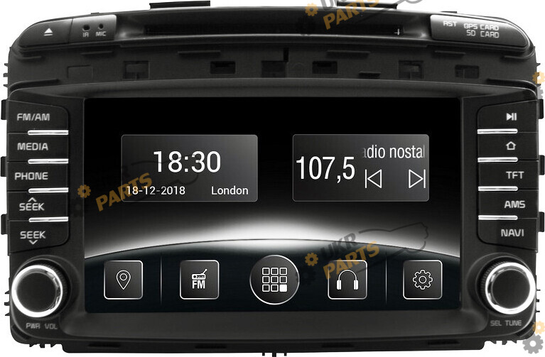 Штатная автомагнитола Gazer CM6008-UM Kia (26448)