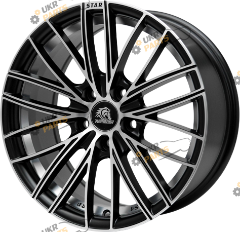 Литой диск RD Wheels RD-S4 Matt Black Polished Undercut R14