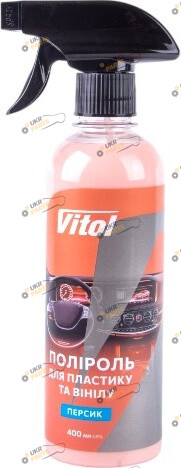 Полироль для пластика Vitol Персик 0.4 л (VTP-4015)