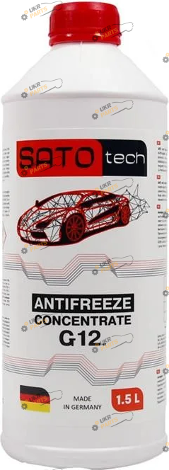 Концентрат антифриза Sato Tech -80С G12 красный 1.5 л (G1201R)