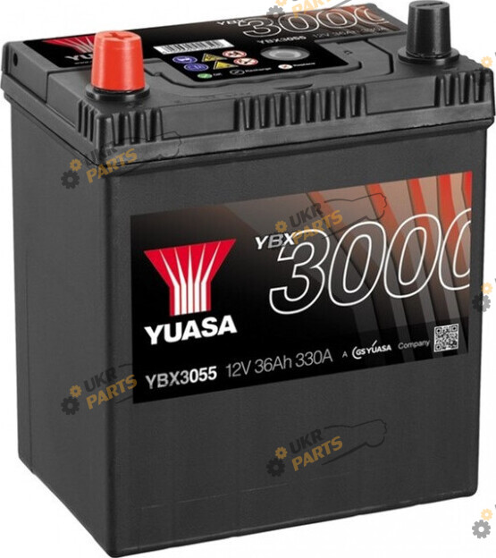 Автомобильный аккумулятор Yuasa SMF Battery Japan 36 Ач (YBX3055)
