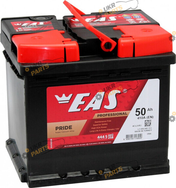 Автомобильный аккумулятор EAS Pride L1 410A MF L+ 50 Ач (8690145116920)