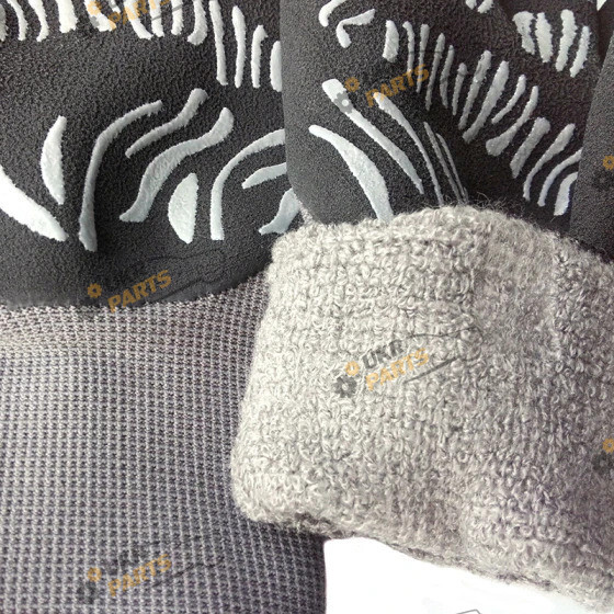 Перчатки черно-серые зимние TIGERFLEX THERMO, покриття латекс, пара (0899404030)