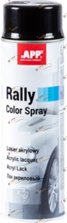 Аэрозольная краска APP Rally Color Spray черный 600 мл (210112 (6))