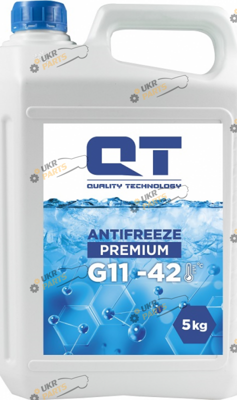 Антифриз QTech PREMIUM-42 G11 G11 синий 5 л (QT513425)