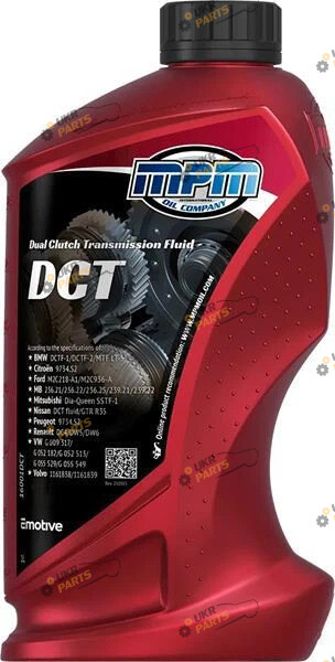 Масло трансмиссионное MPM Oil Dual Clutch Transmission 1 л (16001DCT)