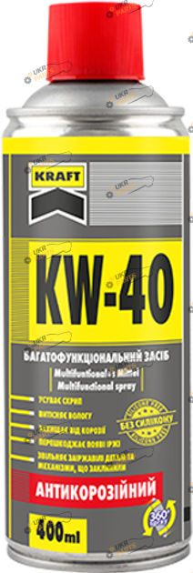 Универсальная смазка Kraft KW-40 0.4 л (KF002)