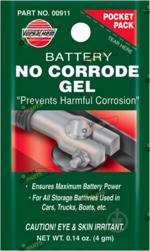 Смазка для клемм аккумуляторов Versachem BATTERY NO-CORRODE GEL (4g) 0.4 л (00911)
