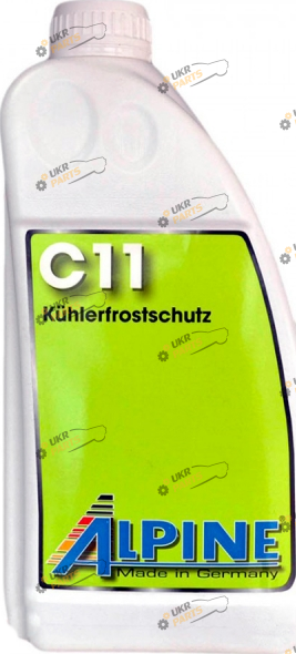 Антифриз Alpine C11 Kühlerfrostschutz -36°C G11 синий 1.5 л (RM 1145B-15)