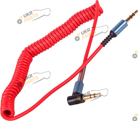 Кабель AUX Jack 3.5mm Vitol (AUX spring Rd)