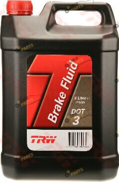 Тормозная жидкость TRW DOT 3 BRAKE FLUID 5 л (PFB 305)