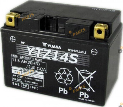 Мотоциклетный аккумулятор Yuasa Мотоциклетный МОТО High Performance MF VRLA Battery YTZ14S(GEL) (YTZ14S)
