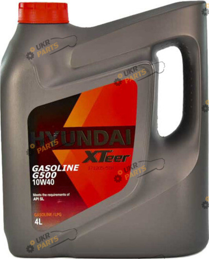 Моторное масло Hyundai/Kia XTeer Gasoline G500 10W-40 4 л (1041044)
