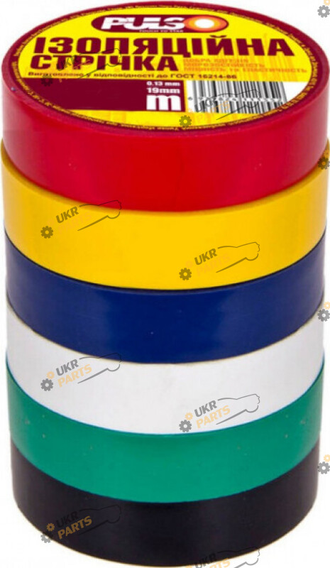 Изолента Pulso PVC асорти 20 м / 19 мм (UNI IC20ASC)