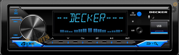 Бездисковая автомагнитола Decker MDR 124 BT (MDR-124 BT)