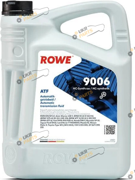 Масло трансмиссионное Rowe HIGHTEC ATF 9006 5 л (25051-0050-99)