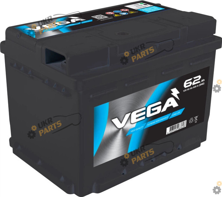 Автомобильный аккумулятор Vega 62 Ач (VL206011B13)
