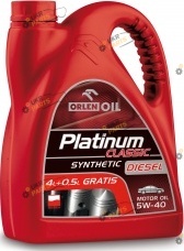 Моторное масло Orlen Oil Platinum Classic Diesel Synthetic 5W-40 4.5 (5901001773090)