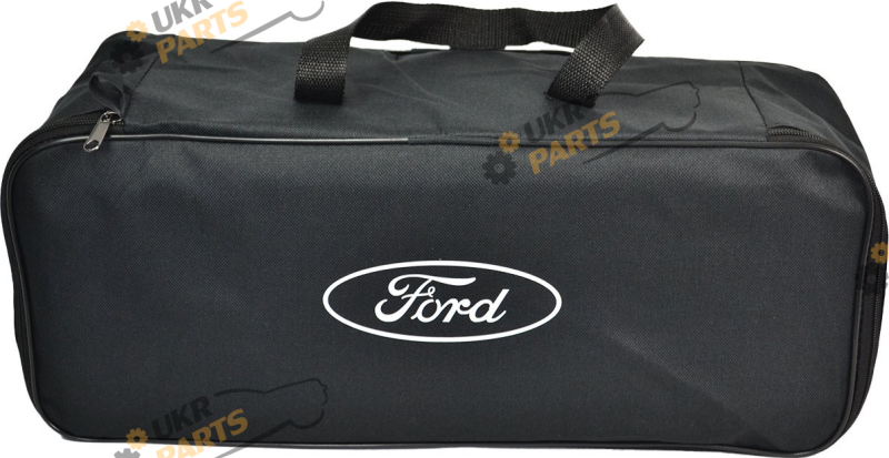 Сумка органайзер Poputchik Ford чорна 1 відділ розмір 45,5 х 18 х 18,5 см 16 л (03-115-1Д)
