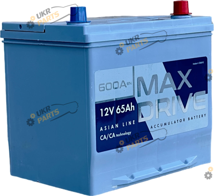 Автомобильный аккумулятор Max Drive ASIA SMF (-/+) EN600 D23 65 Ач (СТ-00145900)