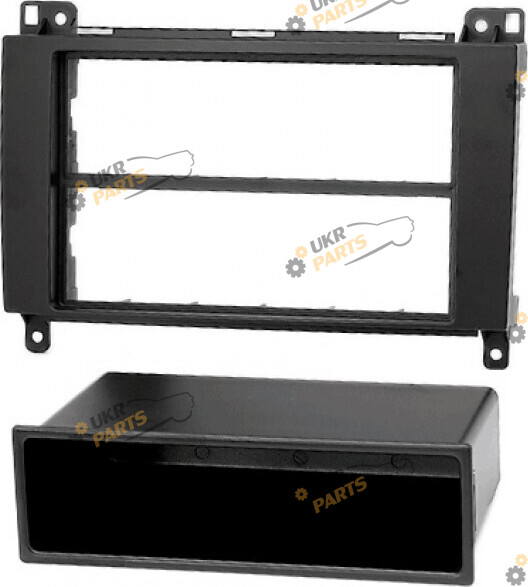 Переходная рамка Mercedes A (W169) 04-12, В (W245), Vito, Viano 2 din (24401)