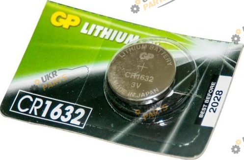 Дисковая батарейка GP Lithium Button Cell 3.0V CR1632 1 шт. (CR1632)