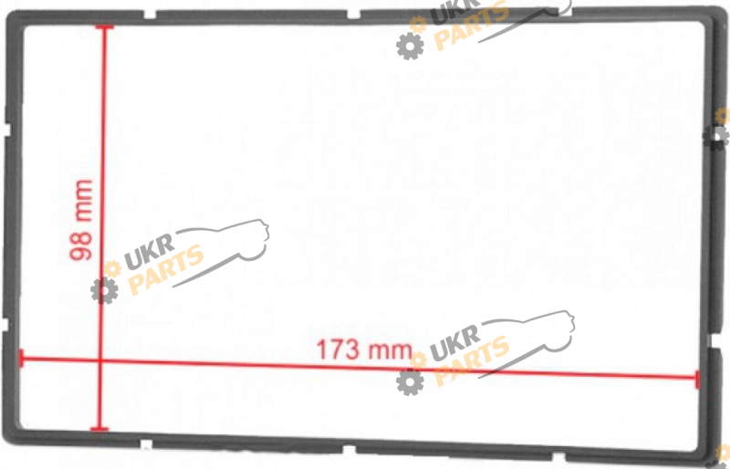 Переходная рамка универсальная 11-901 2 din (29257)