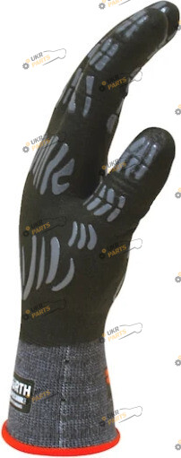 Перчатки черные нитриловые TIGERFLEX DOUBLE, нейлон, пара (0899411218)