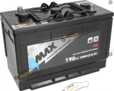Грузовой аккумулятор 4Max HD, 1000 А 190 Ач (BAT1901000R6VHD4MAX)