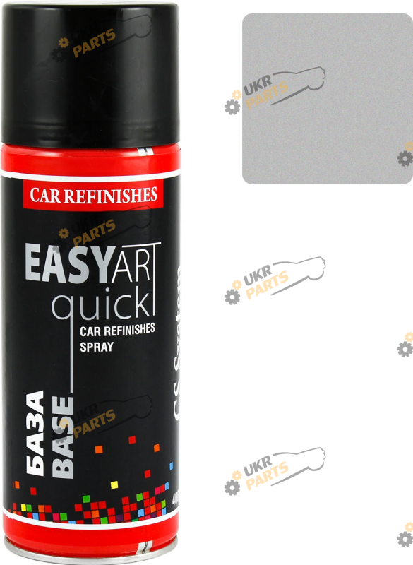 Аэрозольная краска CS System Easy Art Quick Base 276 Кристалл серебристый металлик 400 мл (CS1281)