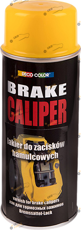Аэрозольная краска Deco Color Caliper для супортiв желтый 400 мл (723508)
