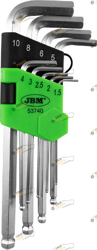 Набор шестигранников JBM 9 шт (53740)