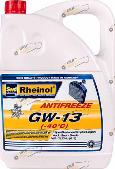 Антифриз Rheinol G13 фиолетовый 5 л (GW-13-40°C 5L/39160,580)