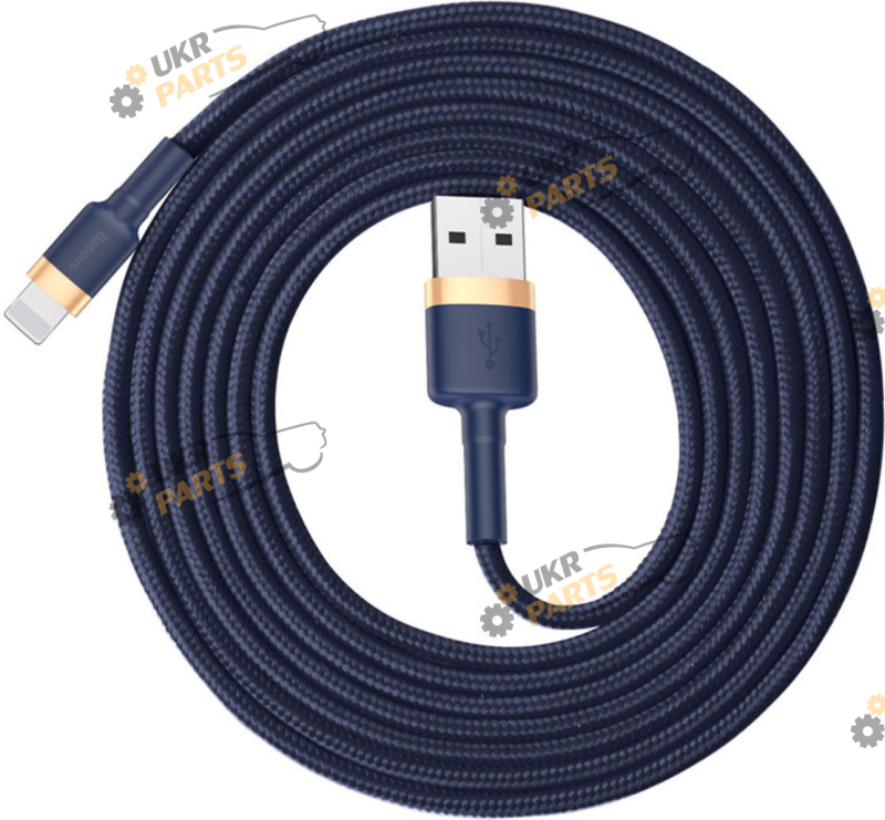 Кабель Baseus Cafule Cable USB For Lightning Gold+Blue Lightning 1.5 А (CALKLF-CV3)