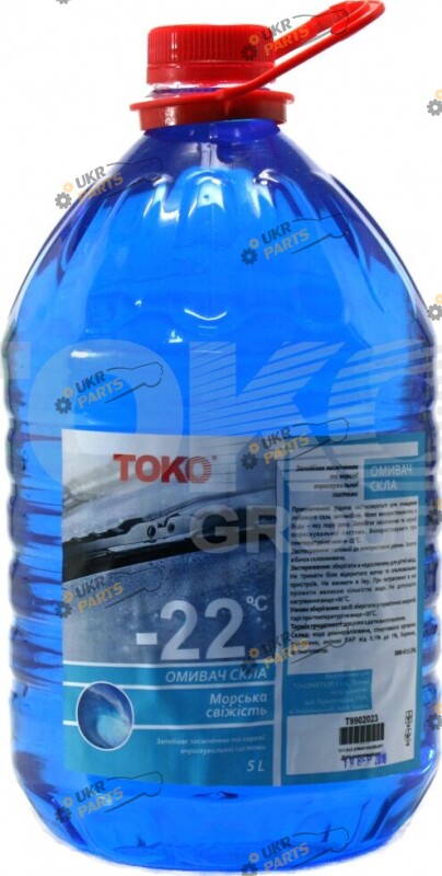 Жидкость омывателя готовая зимняя Toko Морская свежесть -22 °C 5 л (T9902023)