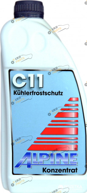 Концентрат антифриза Alpine C11 Кühlerfrostschutz G11 синий 1 л (1145B-1)