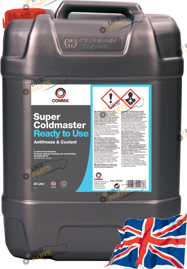 Антифриз Comma Super Coldmaster сине-зеленый 20 л (SCC20L)