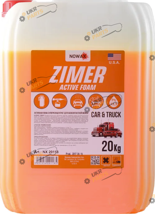 Шампунь для мойки NOWAX Zimer 20 л (NX20118)
