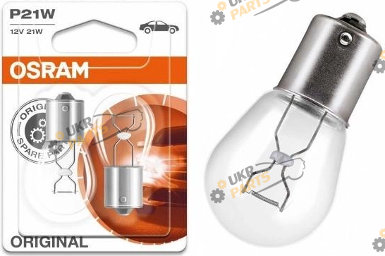 Лампочка габарита Osram Original P21W 2 шт (7506-BLI2)