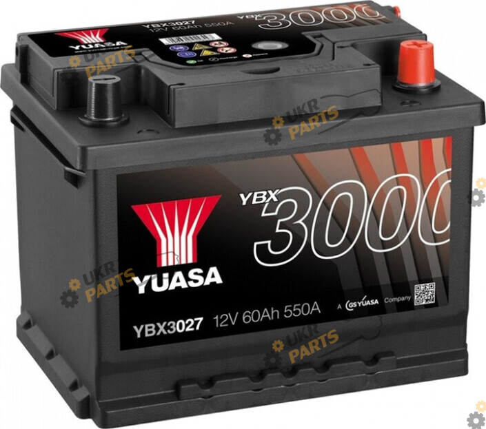 Автомобильный аккумулятор Yuasa SMF Battery 60 Ач (YBX3027)