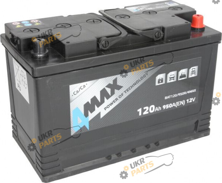 Грузовой аккумулятор 4Max 950 А 120 Ач (BAT120950R4MAX)