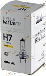 Галогеновая лампа Hella VALUEFIT H7 1 шт (8GH242632121)