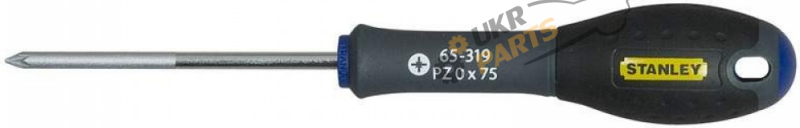 Отвертка Stanley FatMax PZ0 x 75 мм 1 шт (0-65-319)
