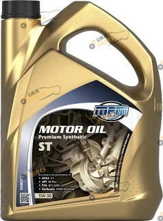 Моторное масло MPM Oil Premium Synthetic ST 5W-30 5 л (05005ST)